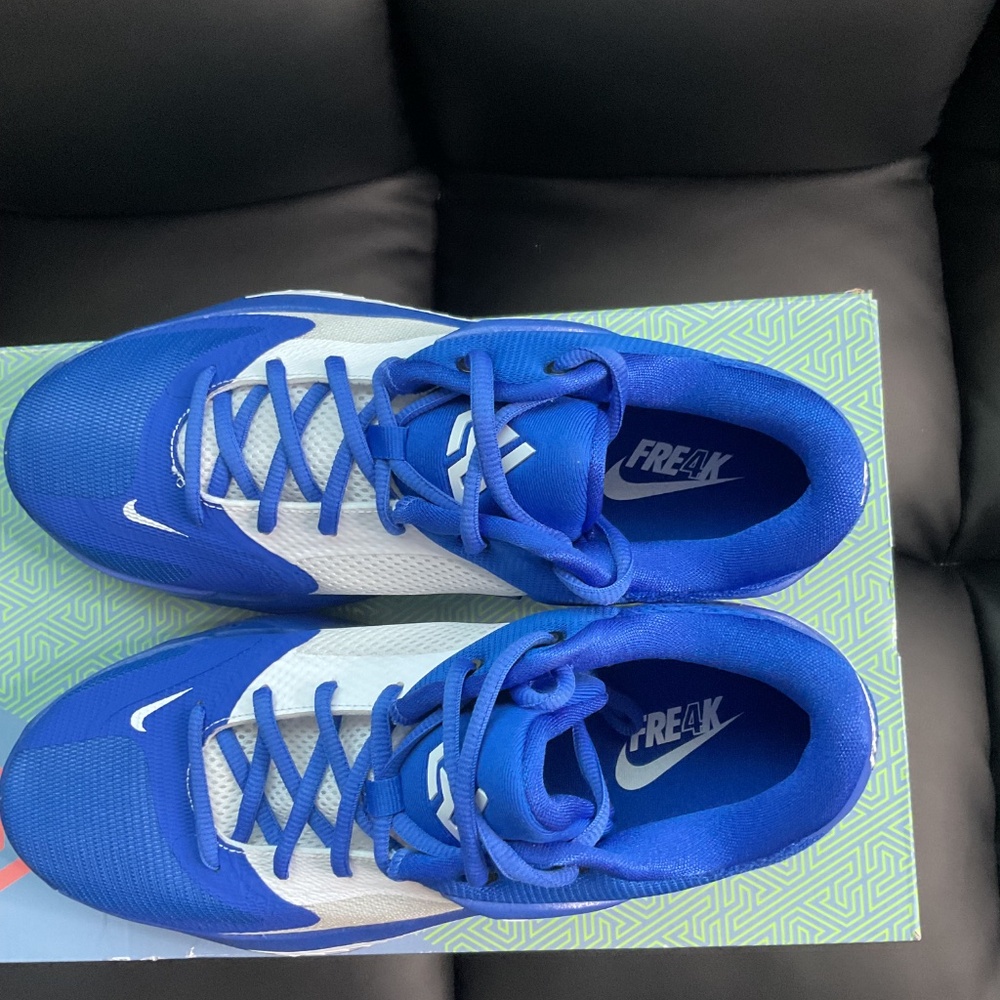 Nike Zoom Freak 4 TB Giannis "Game Royal" Blue White Basketball Shoes Men's 10 - Picture 7 of 9